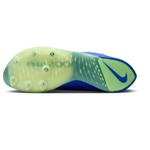blue nike long jump