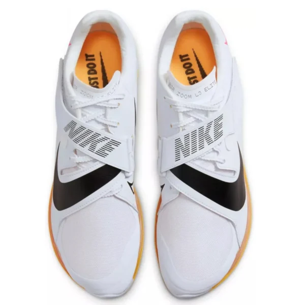 white nike zoom elite long jump