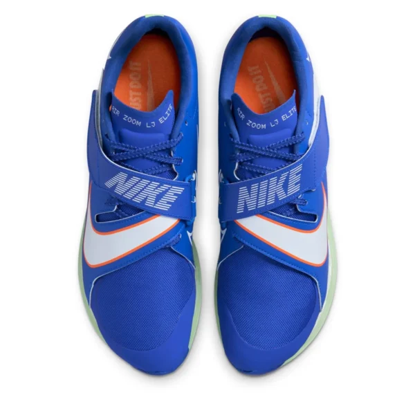 blue nike long jump