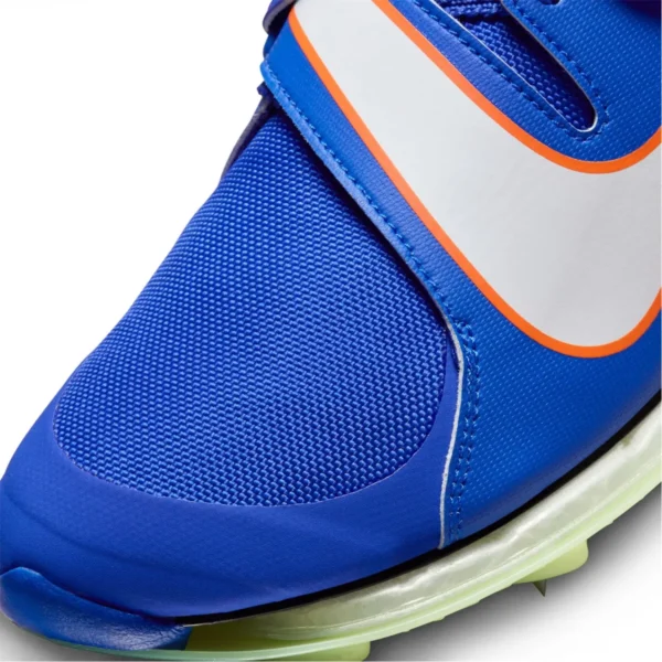 blue nike long jump